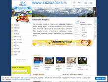 Tablet Screenshot of e-szklarska.pl